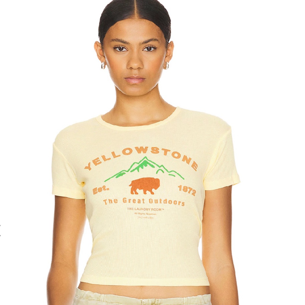 The Laundry Room Yellowstone Bison Baby Tee